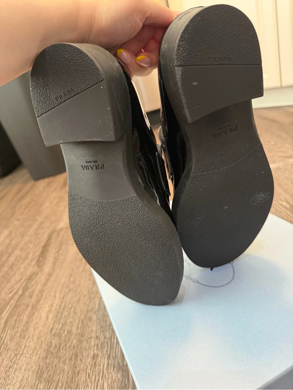 Prada patent leather